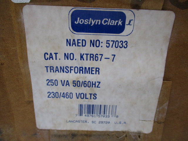 JOSLYN CLARK KTR67-7 NSFS