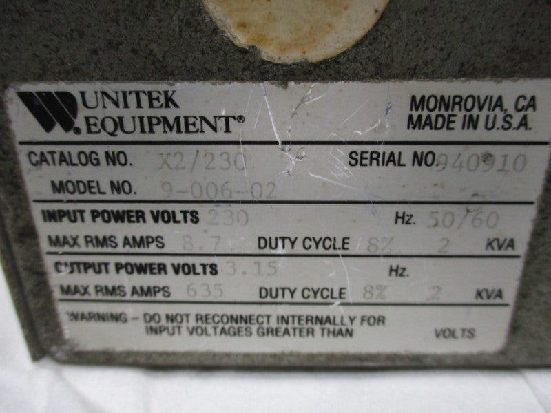 UNITEK 9-006-02 (X2/230) UNMP