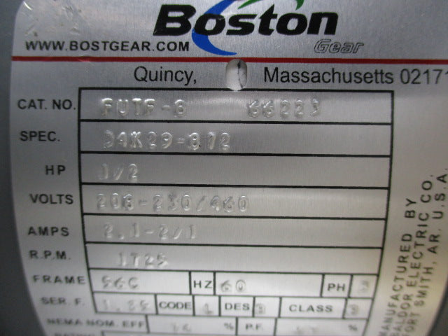 BOSTON GEAR FUTF-8 (66223) NSNP