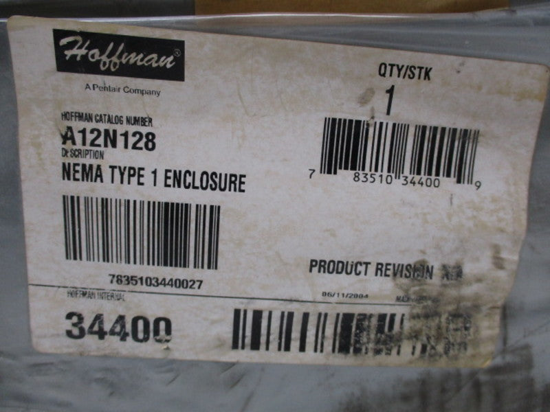HOFFMAN A12N128 (AS PICTURED) NSNP