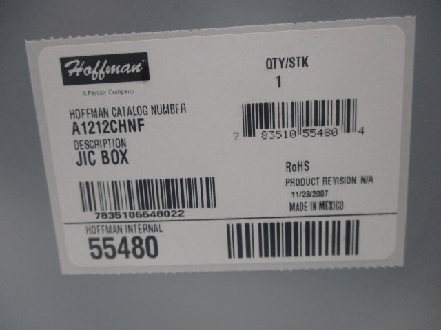 HOFFMAN A1212CHNF (PKG OF 2) NSMP