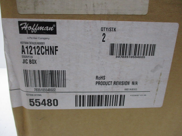 HOFFMAN A1212CHNF (PKG OF 2) NSMP