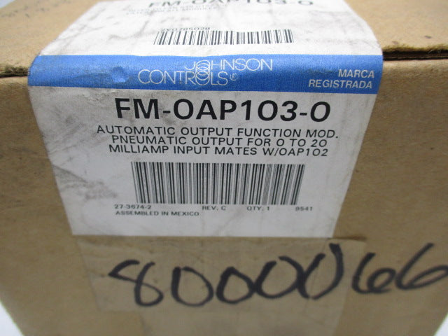 JOHNSON CONTROLS FM-OAP103-0 NSFS