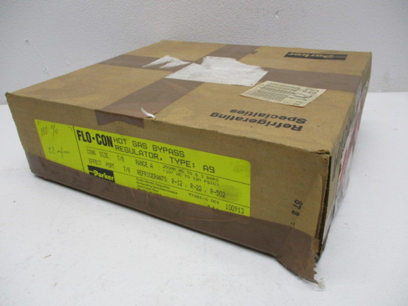 PARKER 100913 TYPE: A9 (7/8-A9-RANGE-A7/8-CONN) NSMP
