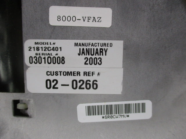 INDUSTRIAL SPARE PART 8000-VFAZ (21S12C401) NSNP