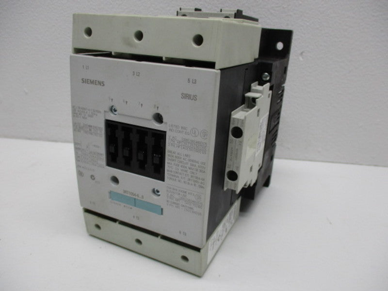SIEMENS 3RT1054-6AF36 110-127V 55KW 250A 4/50HZ NSMP