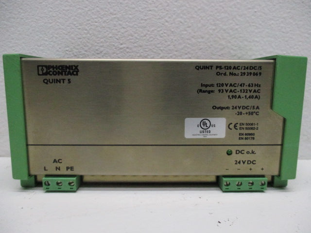 PHOENIX CONTACT  QUINT-PS-120AC/24DC/5 UNMP