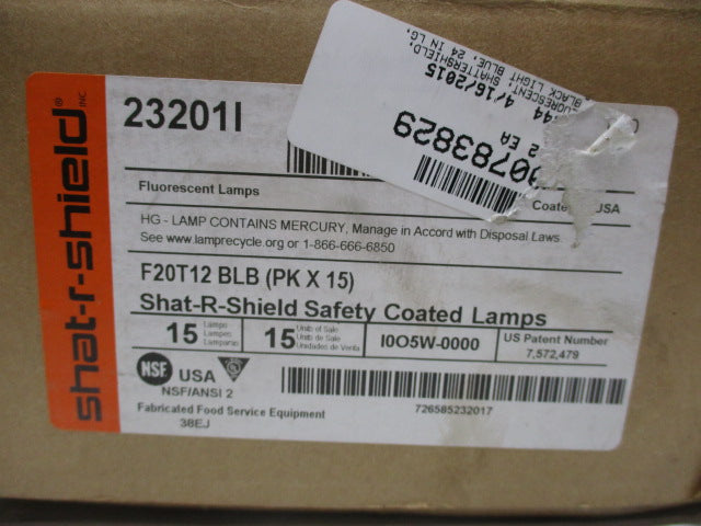 SHAT-R-SHIELD 23201I (QTY 15) NSFS