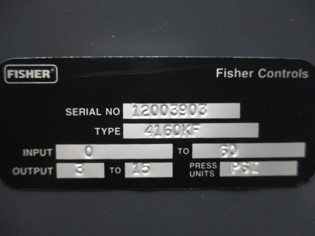 FISHER 4160KF NSNP