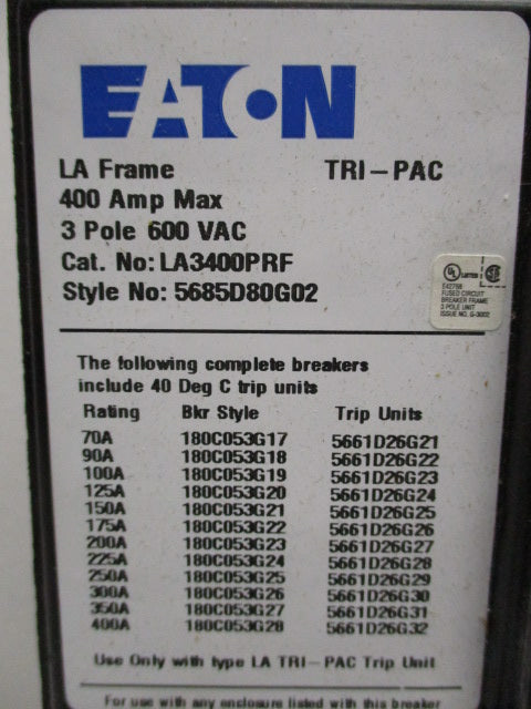 EATON LA3400PRF NSMP