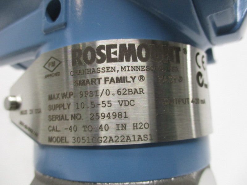 ROSEMOUNT 3051CG2A22A1AS1 NSMP