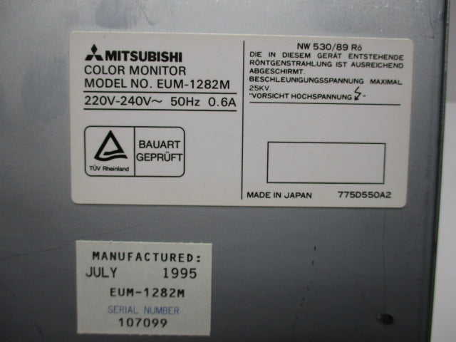 MITSUBISHI EUM-1282M NSNP