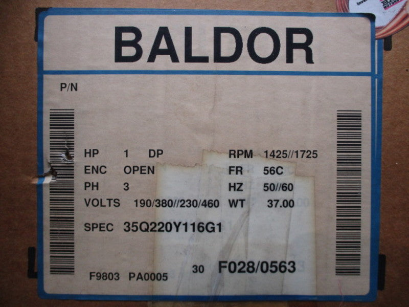 BALDOR 35Q220Y116G1 NSMP