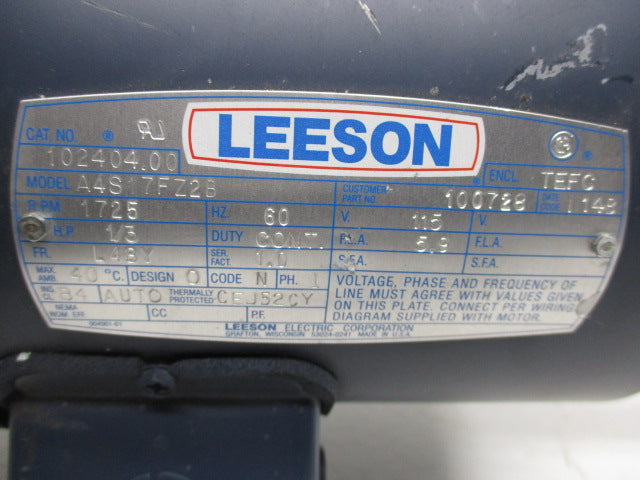 LEESON 102404.00 (A4S14FZ2B) (AS PICTURED) UNMP