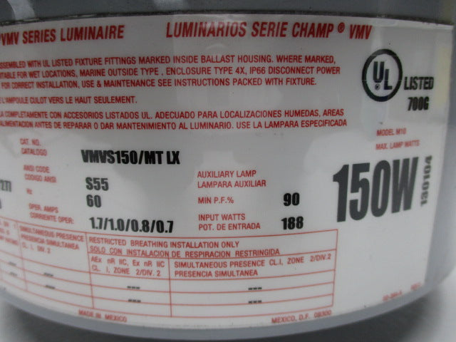 COOPER VMVS150/MTLX NSNP