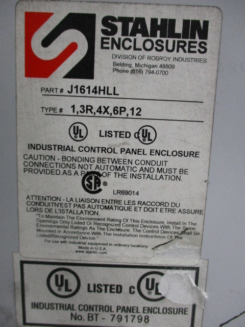 STAHLIN J1614HLL (AS PICTURED) NSNP
