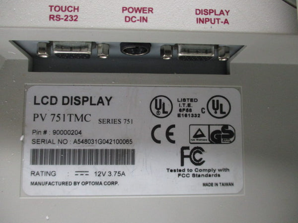 OPTOMA PV751TMC SER. 751 UNMP