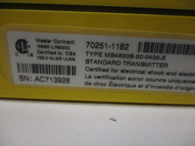 OMRON MS4800S-20-0640-10X-10R NSMP