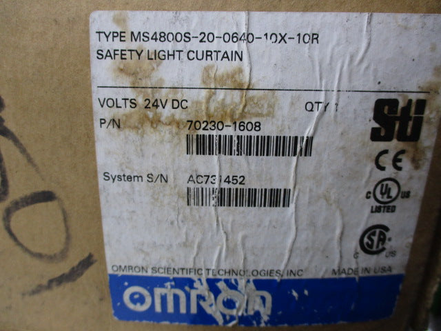 OMRON MS4800S-20-0640-10X-10R NSMP