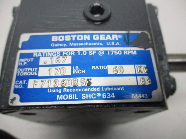 BOSTON GEAR F713-60-B5-G NSMP