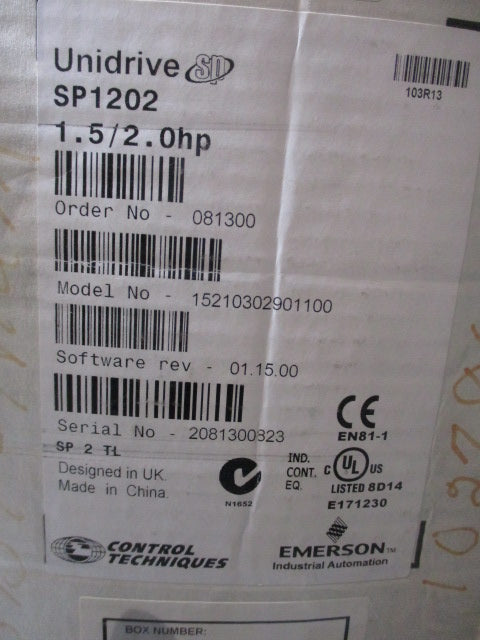 EMERSON SP1202 NSMP