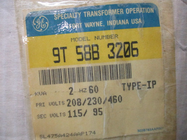 GENERAL ELECTRIC 9T58B3206 NSMP