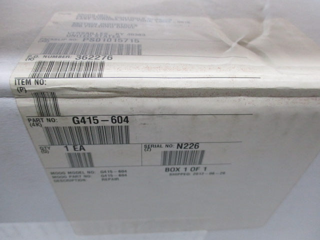 MOOG G415-604 TYPE G5L30, NOBRAKE NSMP