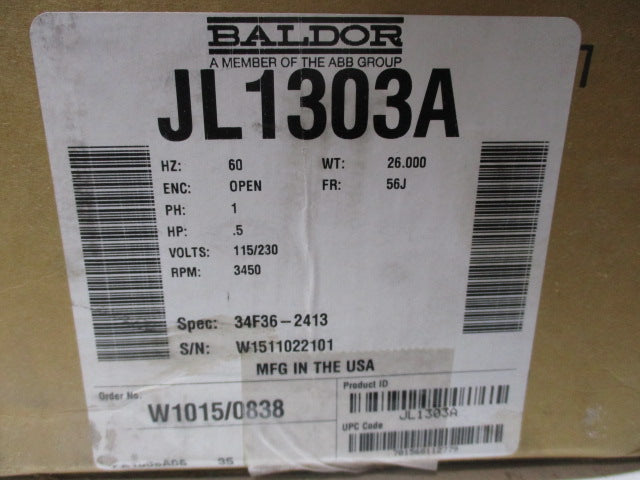 BALDOR JL1303A NSMP