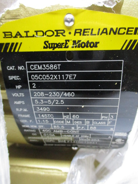 BALDOR CEM3586T NSNP