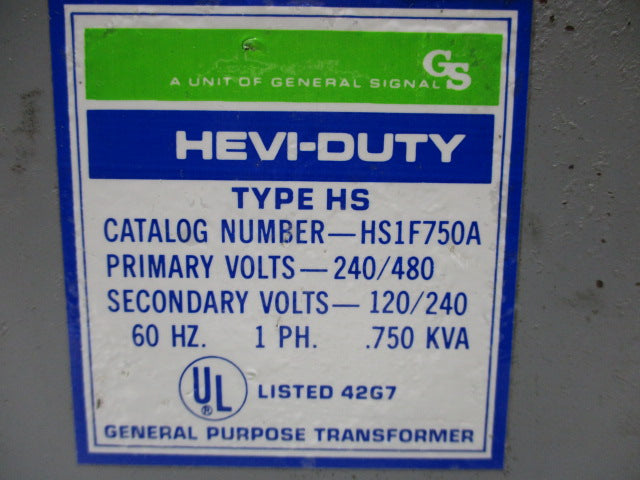 HEVI-DUTY HS1F750A NSNP