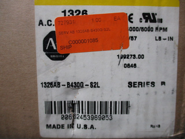 ALLEN BRADLEY 1326AB-B430G-S2L SER. B NSMP