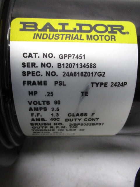BALDOR GPP7451 NSMP