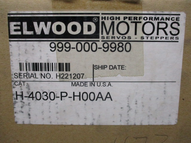 ELWOOD H-4030-P-H00AA (999-000-9980) NSMP