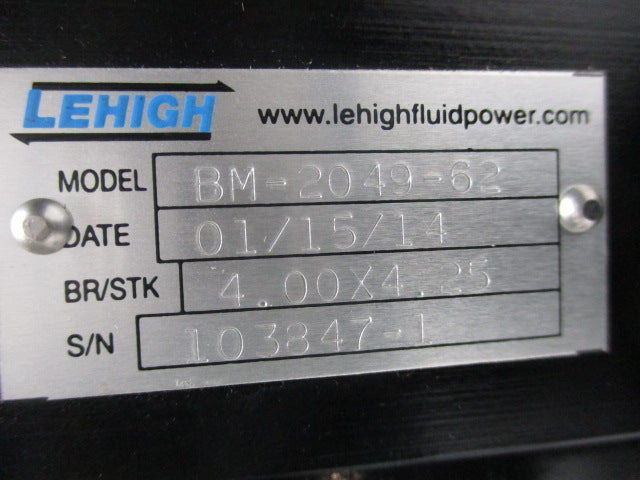LEHIGH BM-2049-62 NSNP
