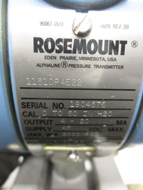 ROSEMOUNT 1151DP4E22 NSNP