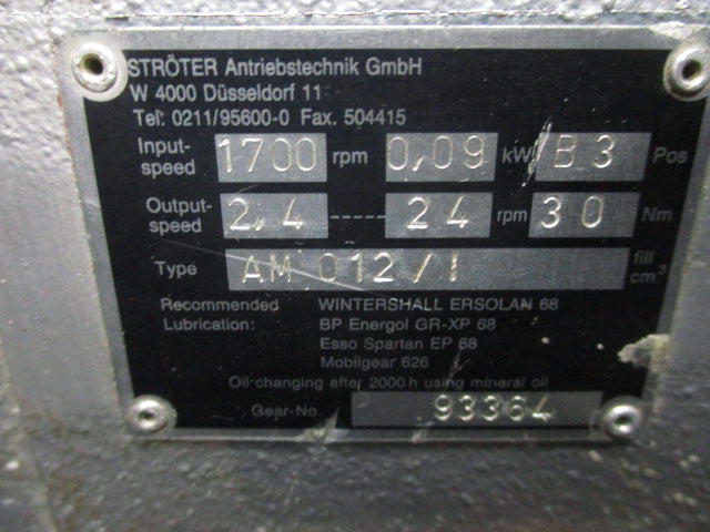 STROTER AM012/1 UNMP