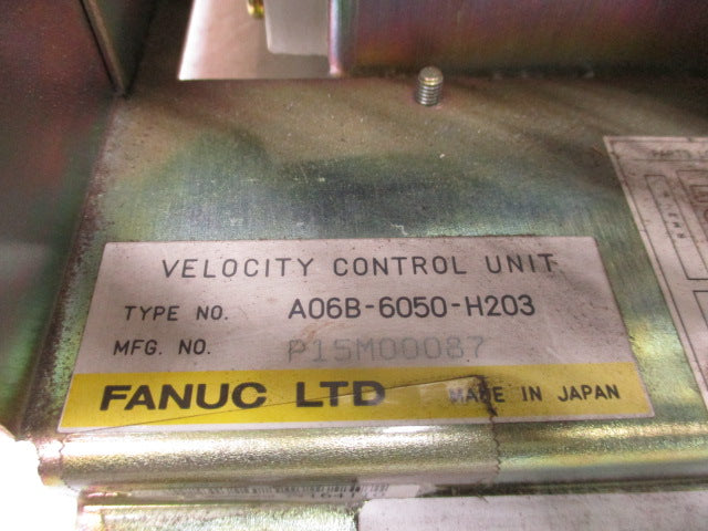 FANUC A06B-6050-H203 (AS PICTURED) UNMP