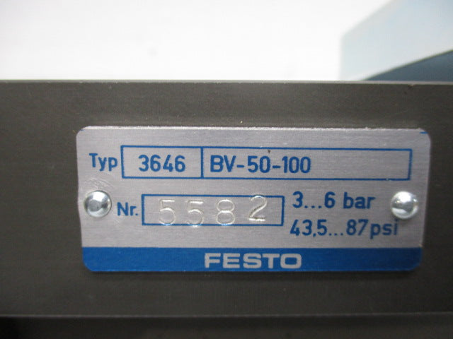 FESTO BV-50-100 TYPE 3646 NSMP