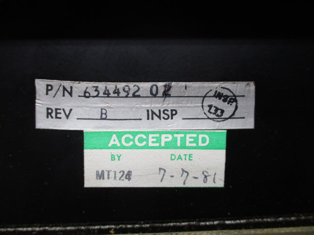 INDUSTRIAL SPARE PART 634527-01 (634492-02) (AS PICTURED) UNMP