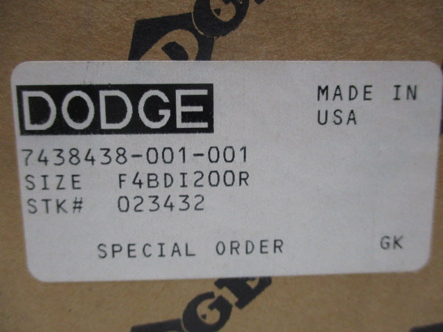DODGE F4BDI200R NSFS