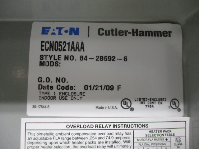 EATON ECN0521AAA NSMP