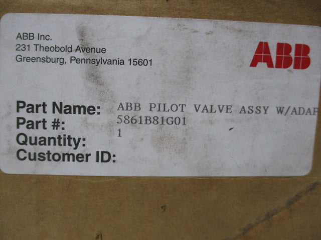 ABB 5861B81G01 NSFS