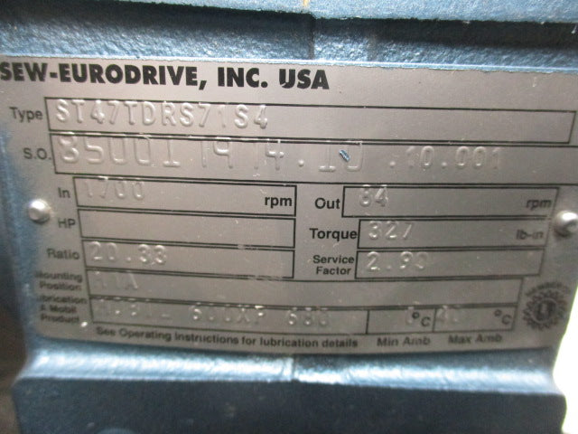 SEW-EURODRIVE ST47TDRS71S4 NSMP