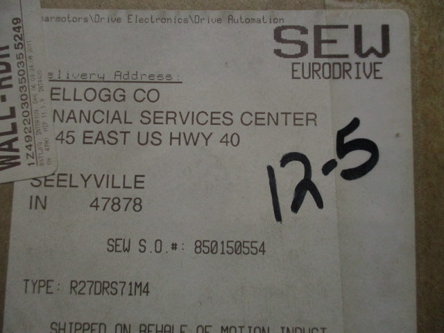 SEW-EURODRIVE R27DRS71M4 NSMP