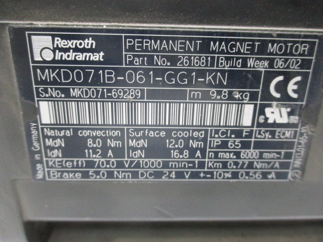 REXROTH MKD071B-061-GG1-KN NSNP