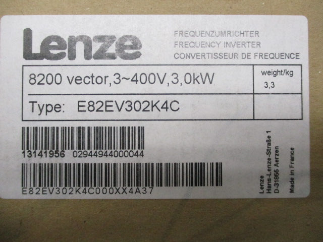 LENZE E82EV302K4C (13141956) NSMP