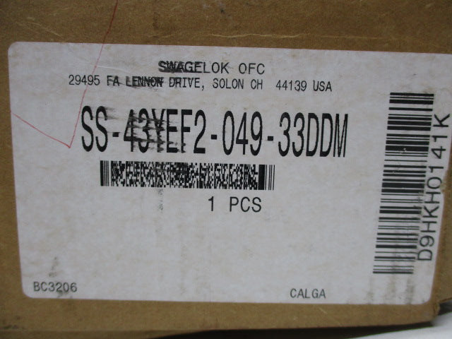 SWAGELOK SS-43YEF2-049-33DDM NSMP
