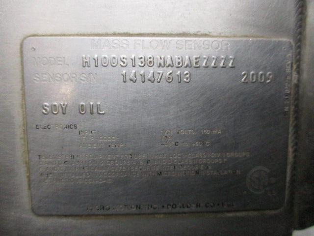 MICROMOTION H100S138NABAEZZZZ UNMP