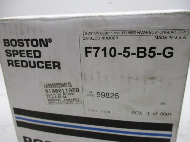 BOSTON GEAR F710-5-B5-G NSMP