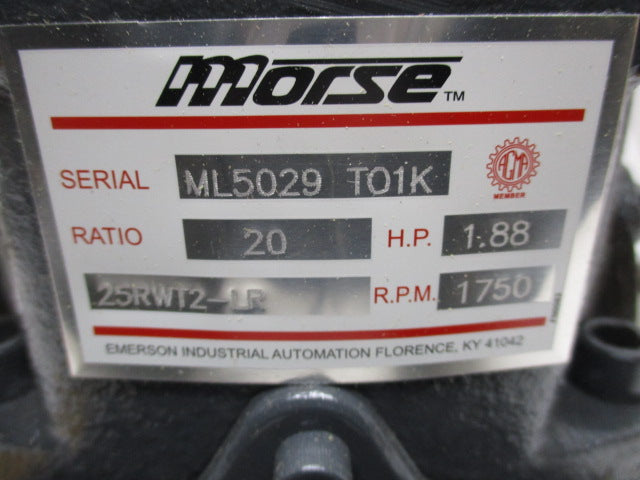 MORSE 25RW-T20 2-LR NSMP